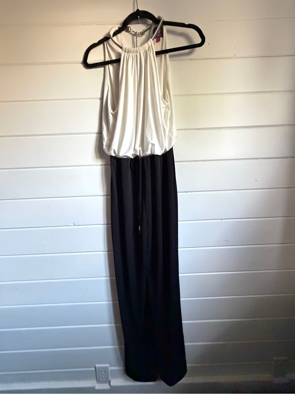 Vince Camuto Jumpsuit with Metal Chain Detail